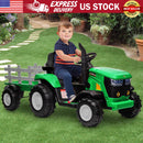 12V Electric Ride-On Kids Tractor Toy with 6 Wheels, Trailer, and Remote Control Magic Cars Variant 0