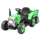 12V Electric Ride-On Kids Tractor Toy with Trailer and Remote Control Magic Cars 7