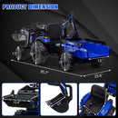 24V Electric Ride-On Tractor Toy for Kids with Trailer and Bulldozer Digger Attachments Magic Cars 1