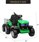 Electric Remote Control Ride-On Tractor Toy for Kids Battery Powered Vehicle Magic Cars 10