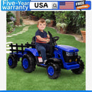 Kids Ride-On Tractor with Remote Control, LED Lights, Music Mode, and 3-Speed Dual Motor Magic Cars Variant 0