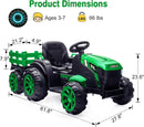 12V Electric Ride-On Tractor for Kids with Remote Control and 7AH Battery Magic Cars 5