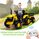 12V Battery-Powered Kids Ride-On Electric Tractor with Remote Control Magic Cars 19