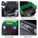 12V Battery-Powered Electric Ride-On Tractor with Trailer for Kids Magic Cars 4