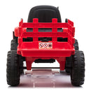 12V Battery-Powered Kids Ride-On Tractor with Trailer Toy Magic Cars 9