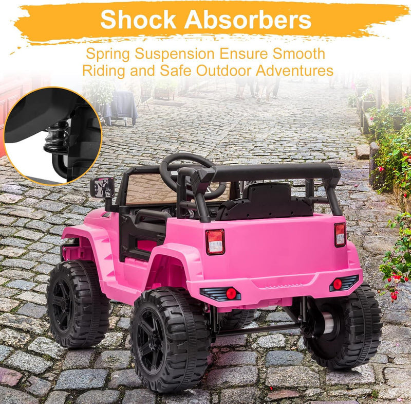 12V Kids Electric Ride-On Truck with 2.4G Remote Control Magic Cars 5