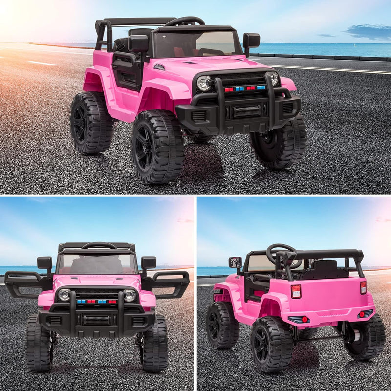 12V Kids Electric Ride-On Truck with 2.4G Remote Control Magic Cars 8