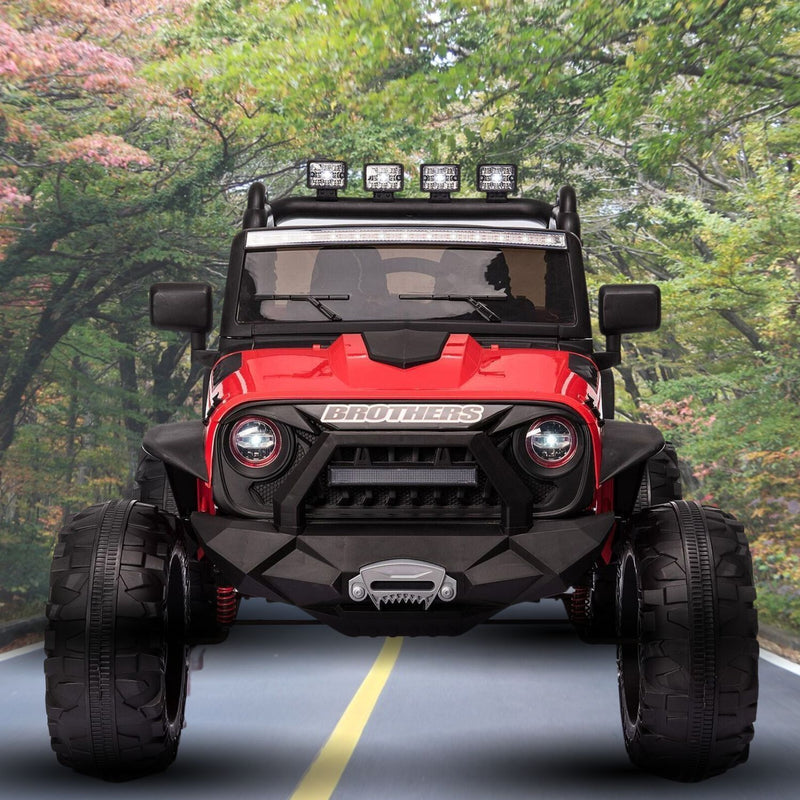 24V/12V Battery-Powered Kids Ride-On Truck with Remote Control Magic Cars 11