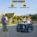 24V Electric 2-Seat Dump Truck Ride-On Toy with Remote Control Shovel Magic Cars 3