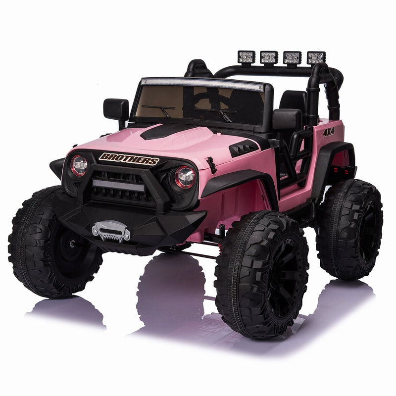 24V Electric Kids Ride-On Jeep Truck with 2 Seats, 400W Motor, MP3 Player, and Remote Control Magic Cars 15