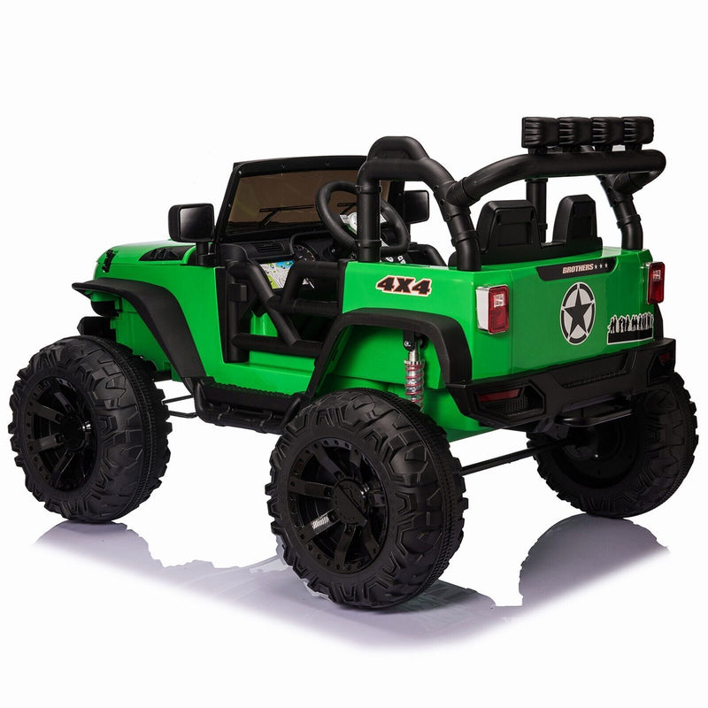24V Electric Kids Ride-On Jeep Truck with 2 Seats, 400W Motor, MP3 Player, and Remote Control Magic Cars 22