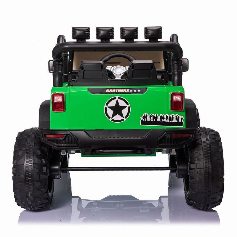 24V Electric Kids Ride-On Jeep Truck with 2 Seats, 400W Motor, MP3 Player, and Remote Control Magic Cars 23