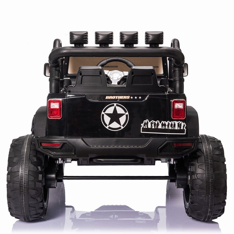 24V Electric Kids Ride-On Jeep Truck with 2 Seats, 400W Motor, MP3 Player, and Remote Control Magic Cars 29