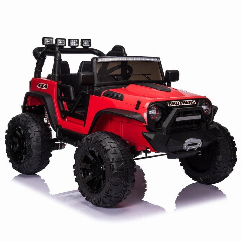 24V Electric Kids Ride-On Jeep Truck with 2 Seats, 400W Motor, MP3 Player, and Remote Control Magic Cars 5
