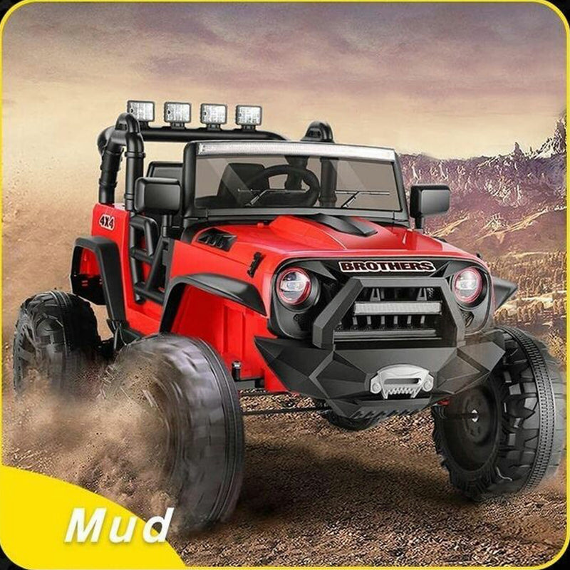24V Electric Kids Ride-On Jeep Truck with 2 Seats, 400W Motor, MP3 Player, and Remote Control Magic Cars 6