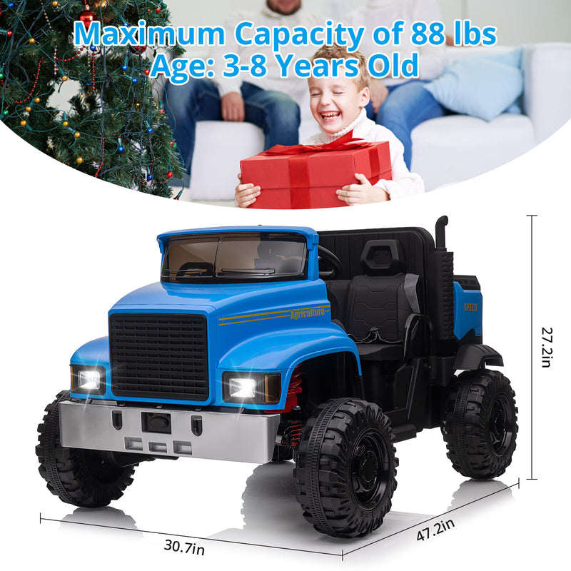 24V Kids Ride-On Electric Truck with Remote Control and Dump Bed Magic Cars 23