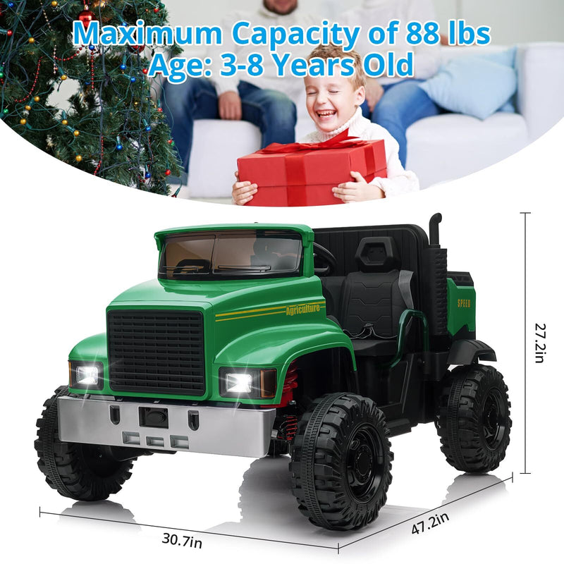 24V Kids Ride-On Electric Truck with Remote Control and Dump Bed Magic Cars 4