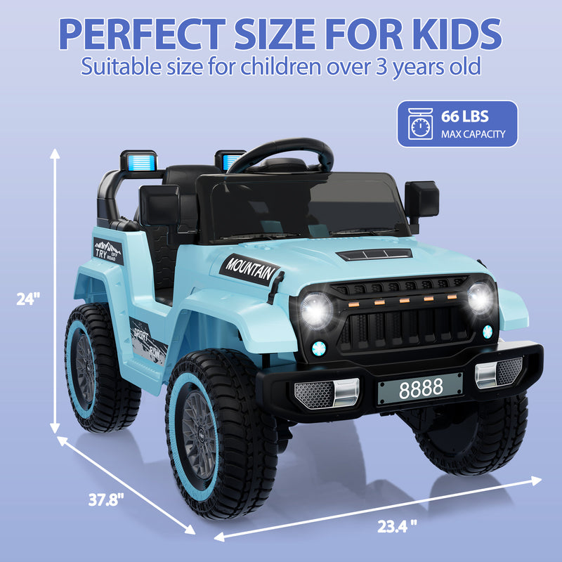 12V 70W Electric Ride-On Truck Car for Kids with Remote Control Magic Cars 14