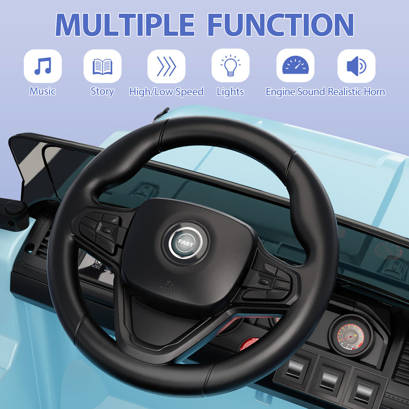 12V 70W Electric Ride-On Truck Car for Kids with Remote Control Magic Cars 15
