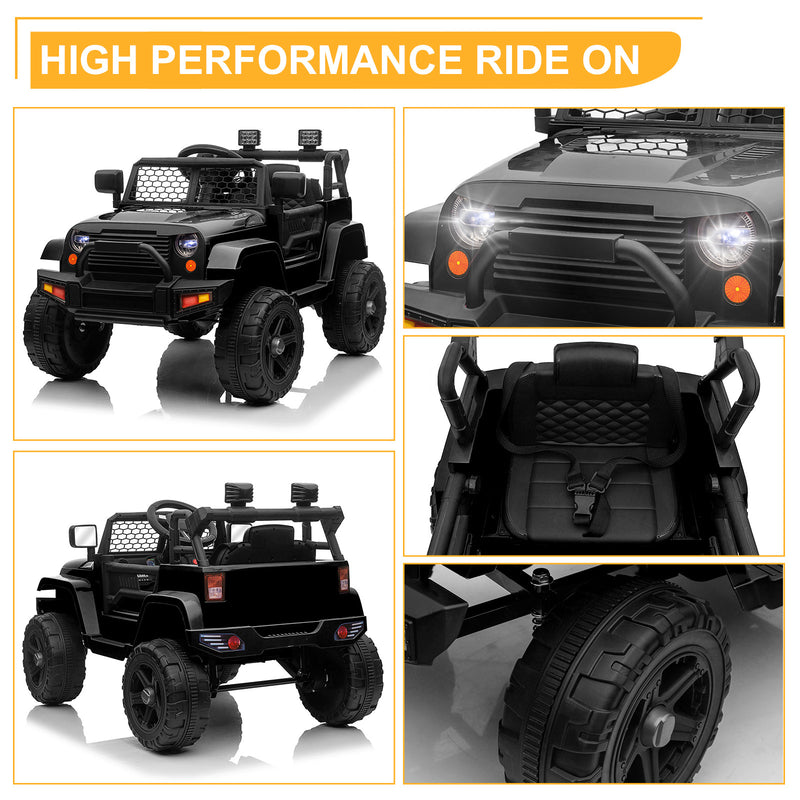 12V Battery-Powered Kids Ride-On Electric Truck Car with Remote Control Magic Cars 5