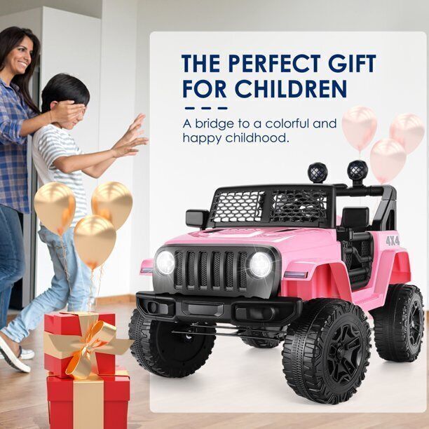 12V Battery-Powered Kids Electric Ride-On Truck Car with Remote Control Magic Cars 2