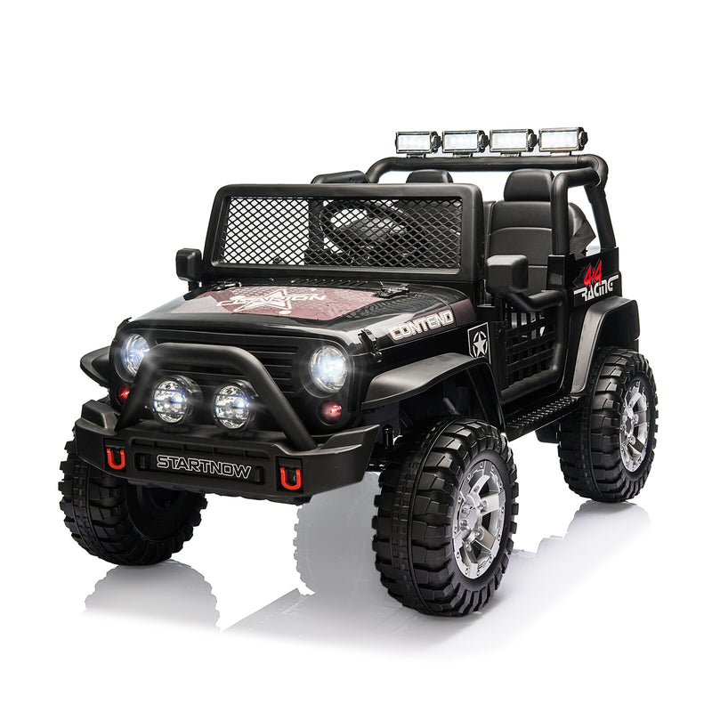 12V Electric Ride-On Jeep Truck for Kids with Remote Control Battery-Powered Vehicle Toy Magic Cars 0