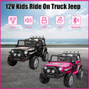 12V Electric Ride-On Jeep Truck for Kids with Remote Control Battery-Powered Vehicle Toy Magic Cars 1