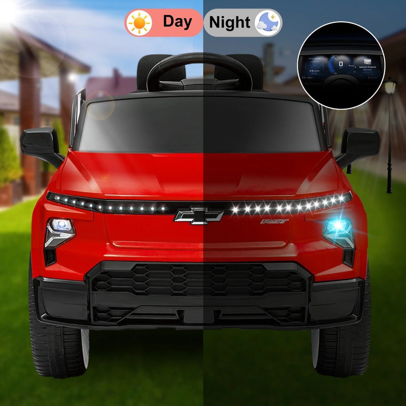Electric Ride-On Chevrolet Silverado Truck for Kids with Remote Control Magic Cars 26