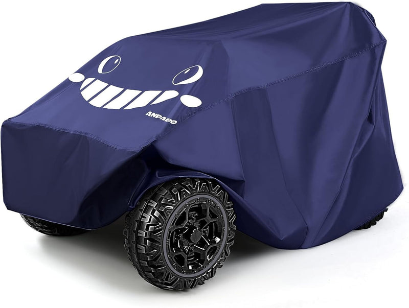 Electric Kids Ride-On Jeep Truck with Power Wheels and Protective Cover Magic Cars Variant 0