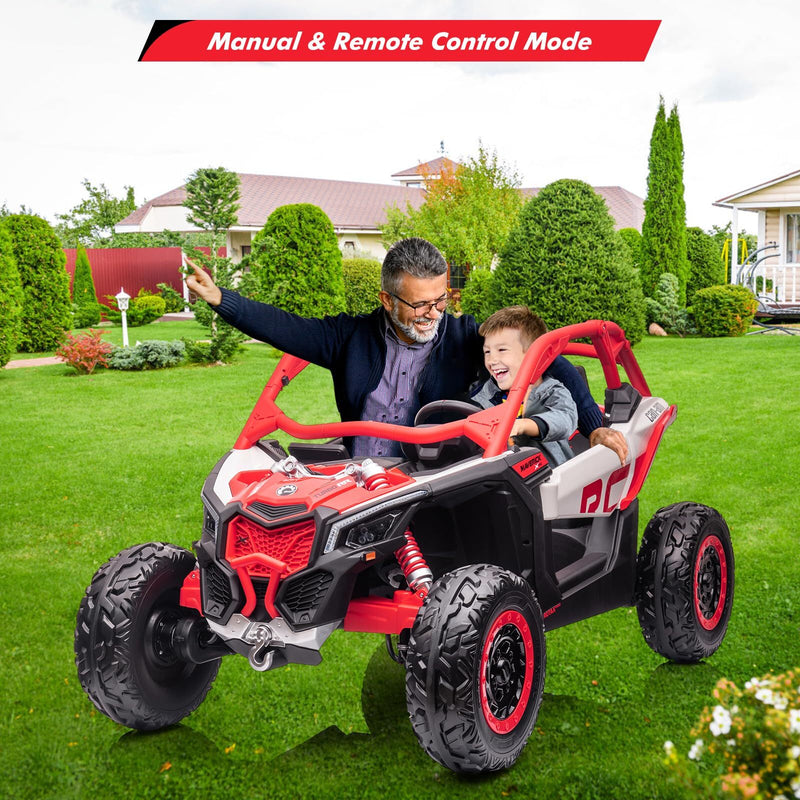 24V Kids Licensed Can-Am 4WD Electric Off-Road UTV Ride-On Vehicle Magic Cars 15