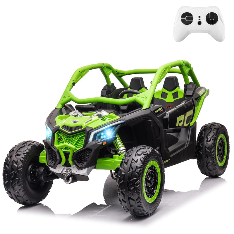 24V Kids Licensed Can-Am 4WD Electric Off-Road UTV Ride-On Vehicle Magic Cars 18