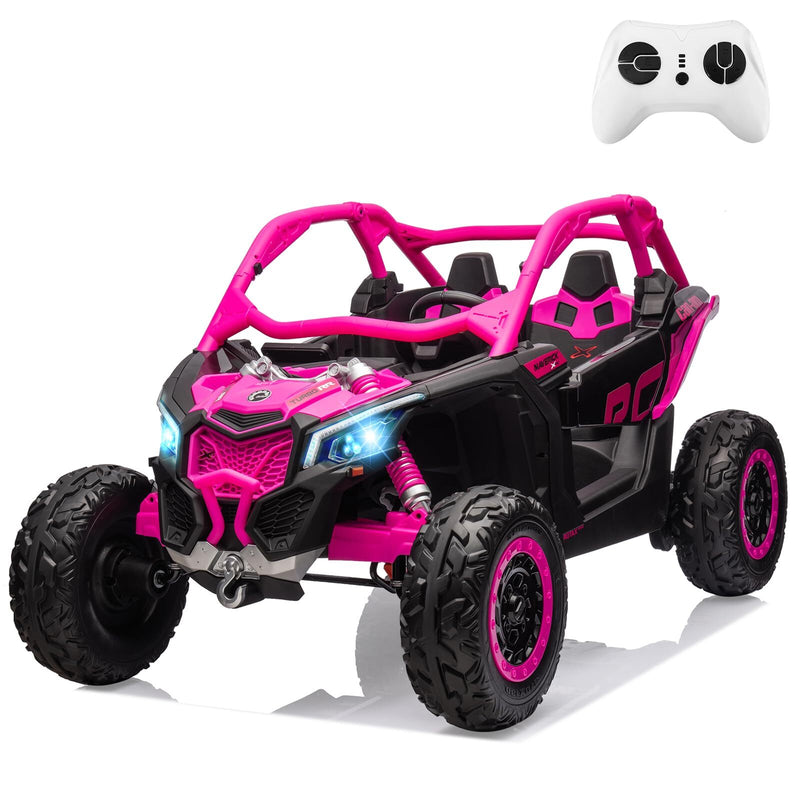 24V Kids Licensed Can-Am 4WD Electric Off-Road UTV Ride-On Vehicle Magic Cars 21
