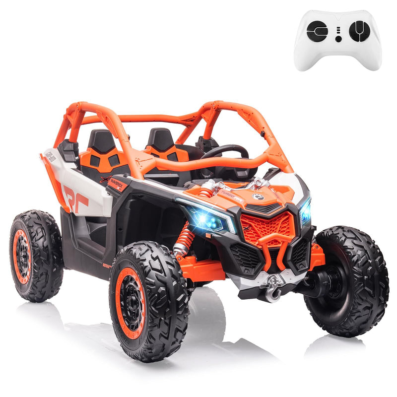 24V Kids Licensed Can-Am 4WD Electric Off-Road UTV Ride-On Vehicle Magic Cars 23