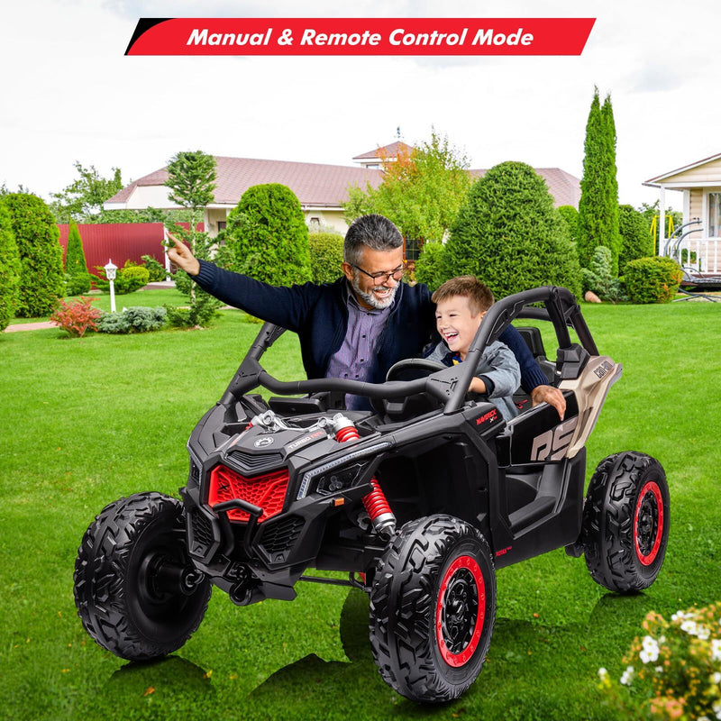 24V Kids Licensed Can-Am 4WD Electric Off-Road UTV Ride-On Vehicle Magic Cars 5