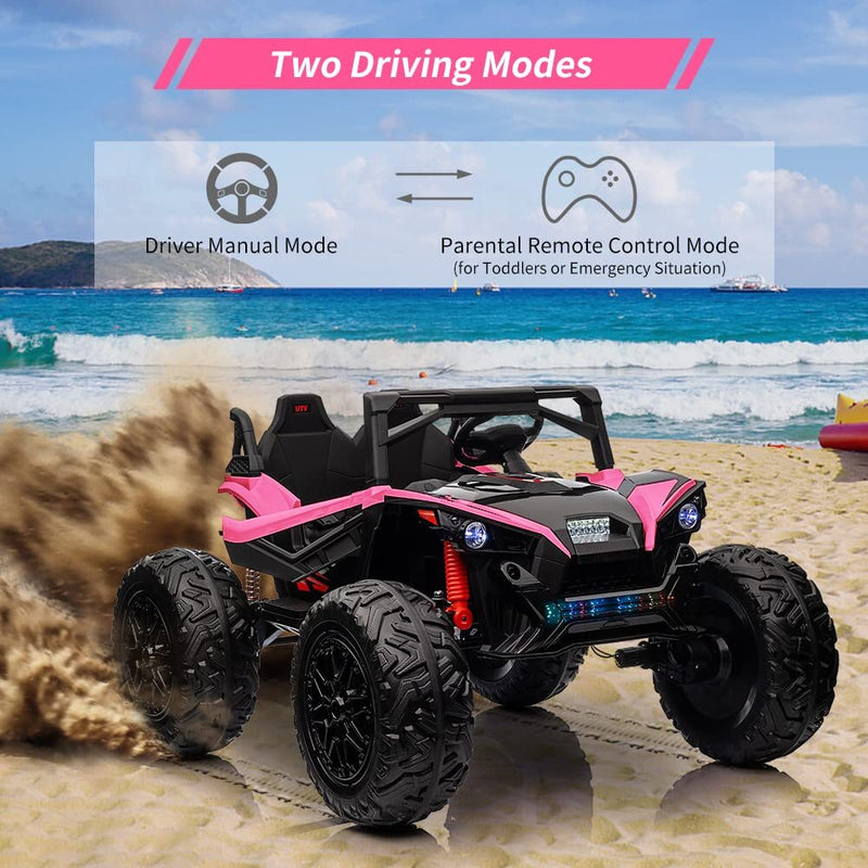 Kids 2-Seat Electric UTV Ride-On Car with 24V Battery and Metal Suspension Magic Cars 11