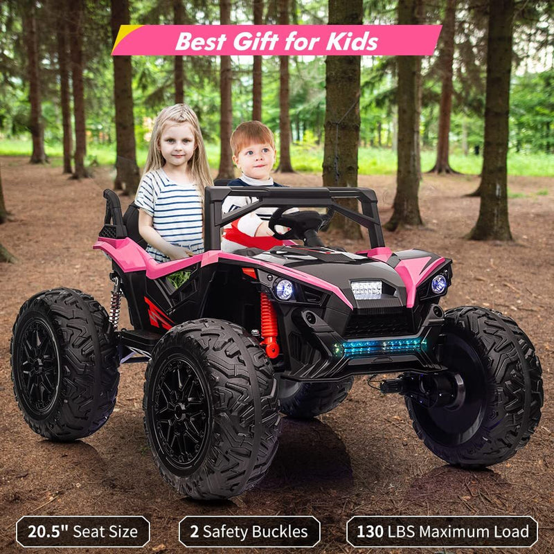 Kids 2-Seat Electric UTV Ride-On Car with 24V Battery and Metal Suspension Magic Cars 1