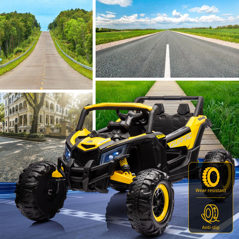 24V Battery-Powered Electric Kids Off-Road UTV Ride-On Car with Remote Control Magic Cars 8