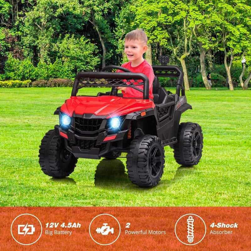12V Kids Ride-On UTV Truck with Remote Control and 390W Dual Motors Magic Cars 12