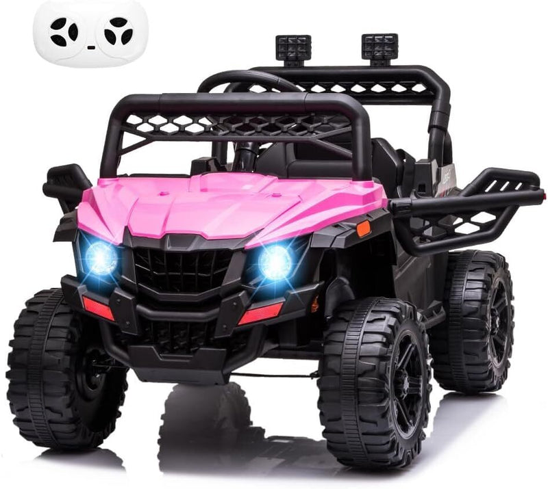 12V Kids Ride-On UTV Truck with Remote Control and 390W Dual Motors Magic Cars 1