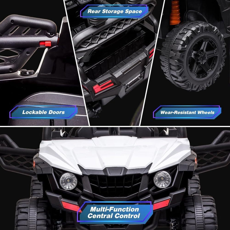 12V Kids Ride-On UTV Truck with Remote Control and 390W Dual Motors Magic Cars 20