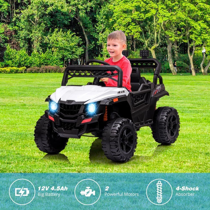12V Kids Ride-On UTV Truck with Remote Control and 390W Dual Motors Magic Cars 23