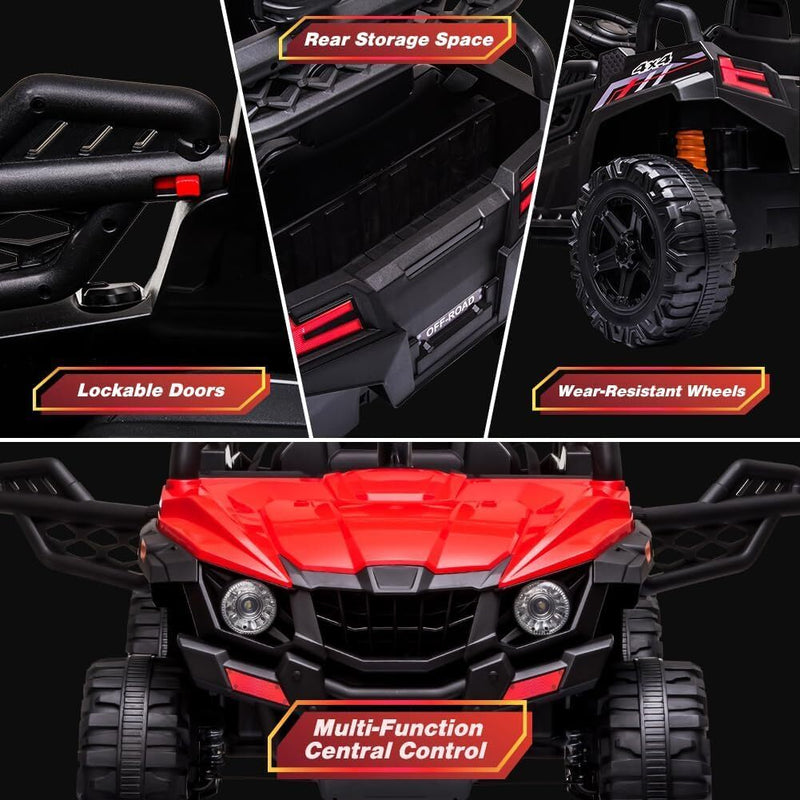 12V Kids Ride-On UTV Truck with Remote Control and 390W Dual Motors Magic Cars 8