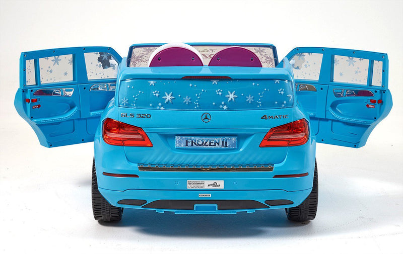 12-Volt Battery-Powered Frozen-Themed Ride-On Mercedes Vehicle for Girls Ages 3-7 Magic Cars 6