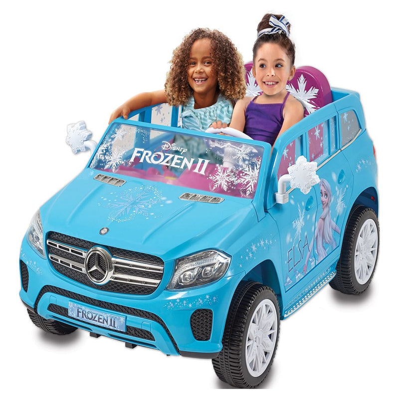 12-Volt Battery-Powered Frozen-Themed Ride-On Mercedes Vehicle for Girls Ages 3-7 Magic Cars Variant 0
