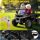 Electric Black Battery-Powered Kids Ride-On Remote Control Dump Truck Car Magic Cars 2