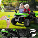 Electric Battery-Powered Kids Ride-On Remote Control Dump Truck Car Green Magic Cars 2