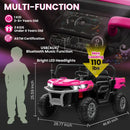 Electric Pink Kids' Battery-Powered Remote Control Dump Truck Ride-On Car Magic Cars 1