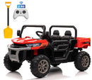 Electric Red Kids Ride-On Remote Control Dump Truck Car Battery Powered Toy Magic Cars Variant 0