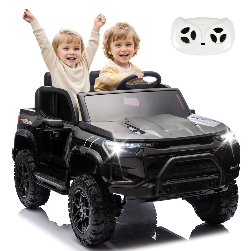 24V Two-Seater Kids Electric Ride-On Pickup with Parent Remote Control Magic Cars 0