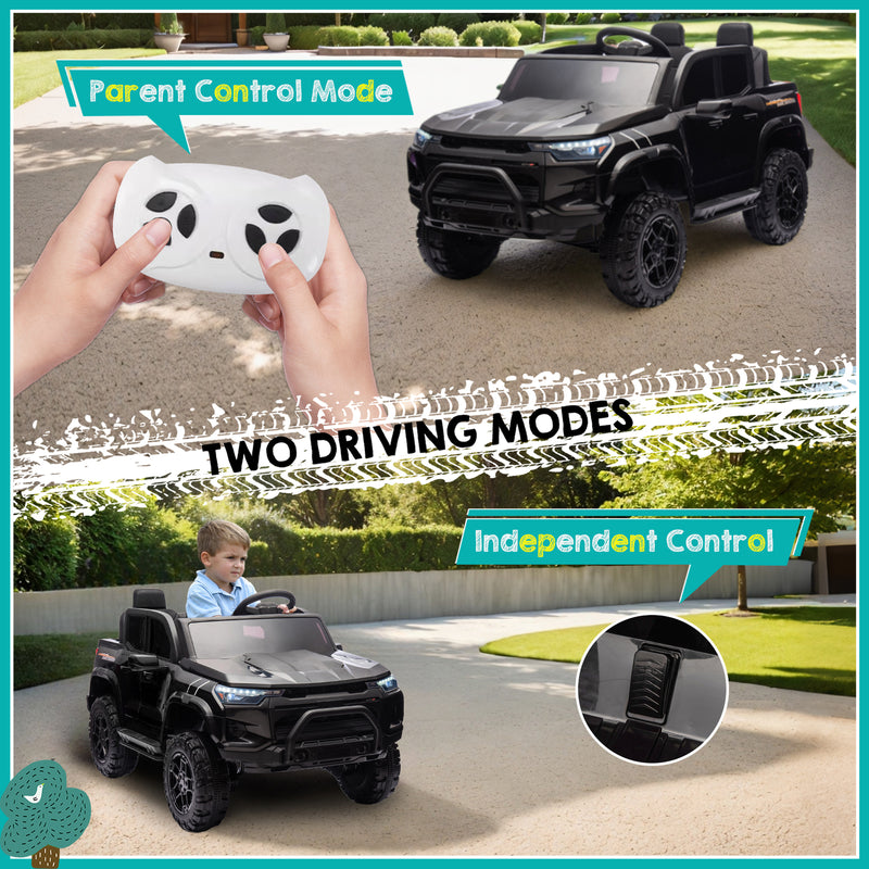 24V Two-Seater Kids Electric Ride-On Pickup with Parent Remote Control Magic Cars 2
